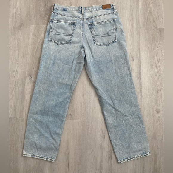 Light Blue American Eagle Denim Jeans, Size 10 - Picture 4 of 4